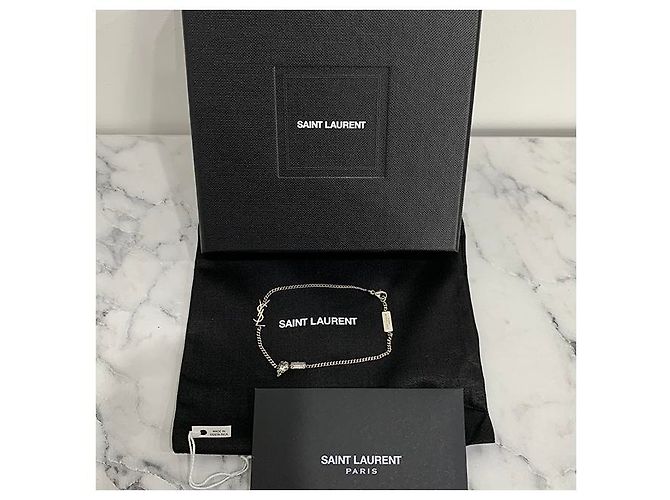 Saint Laurent Monogram Opium Strassarmband Silber - Ansicht 14