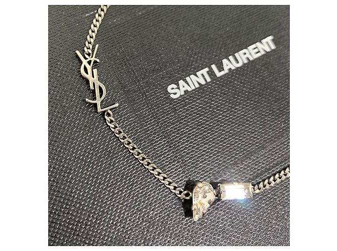 Saint Laurent Monogram Opium Strassarmband Silber - Ansicht 17