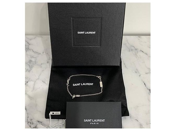 Saint Laurent Monogram Opium Strassarmband Silber - Ansicht 2