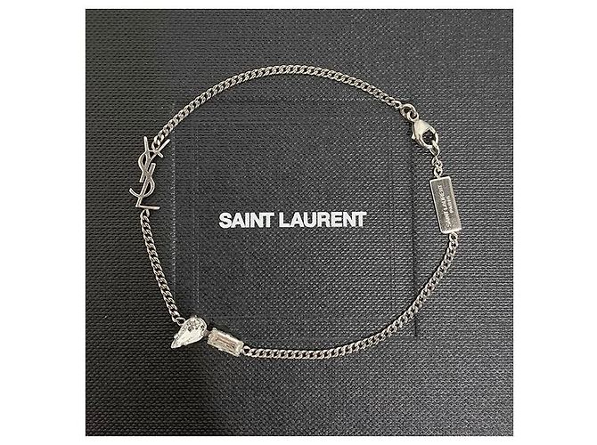 Saint Laurent Monogram Opium Strassarmband Silber - Ansicht 3