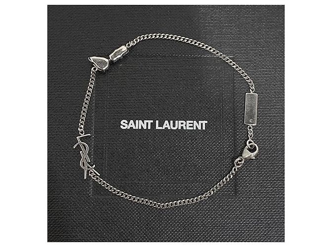 Saint Laurent Monogram Opium Strassarmband Silber - Ansicht 4