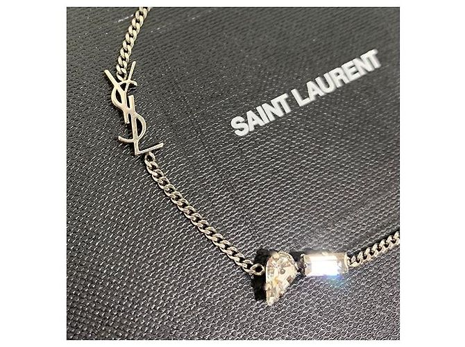 Saint Laurent Monogram Opium Strassarmband Silber - Ansicht 5