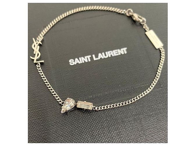 Saint Laurent Monogram Opium Strassarmband Silber - Ansicht 6