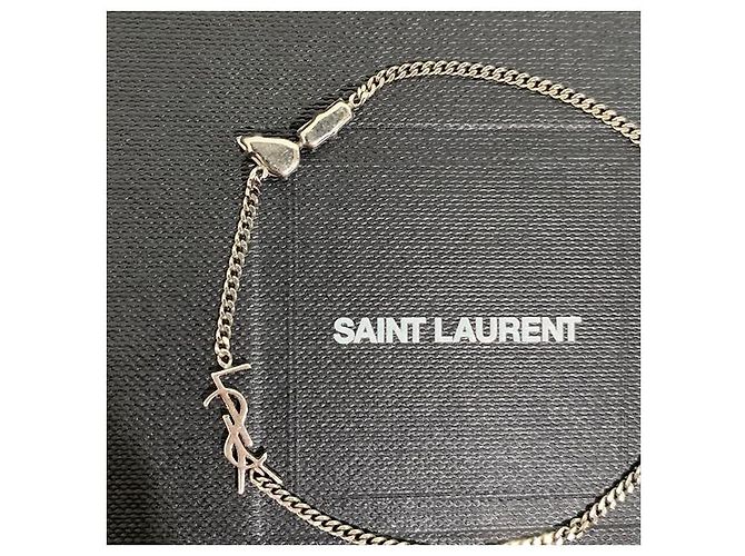 Saint Laurent Monogram Opium Strassarmband Silber - Ansicht 8