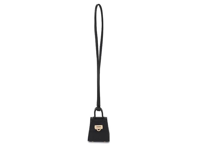 Salvatore Ferragamo Charm Gancini Nero - vista 3