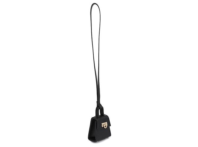 Salvatore Ferragamo Charm Gancini Nero - vista 4