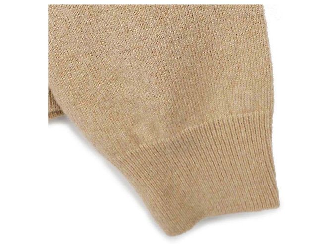 Comme Des Garcons Suéter blanco de punto con cuello en V y corazón Castaño - vista 6