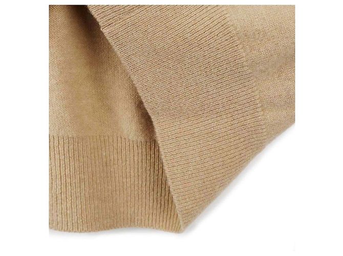 Comme Des Garcons Suéter blanco de punto con cuello en V y corazón Castaño - vista 7