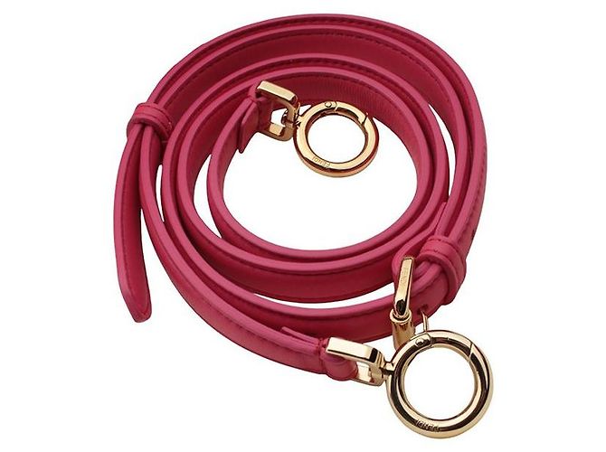 Fendi Borsa Tote e Crossbody Peekaboo Oro Rosa Corallo Piccola - vista 6