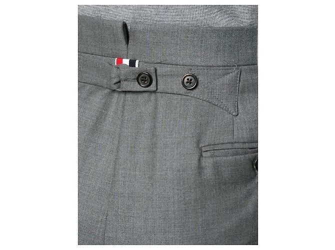 Thom Browne Classic Twill Wool Backstrap Pants - view 8