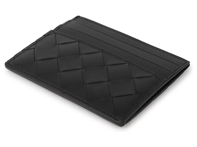 Bottega Veneta Tarjetero Intrecciato Negro - vista 6