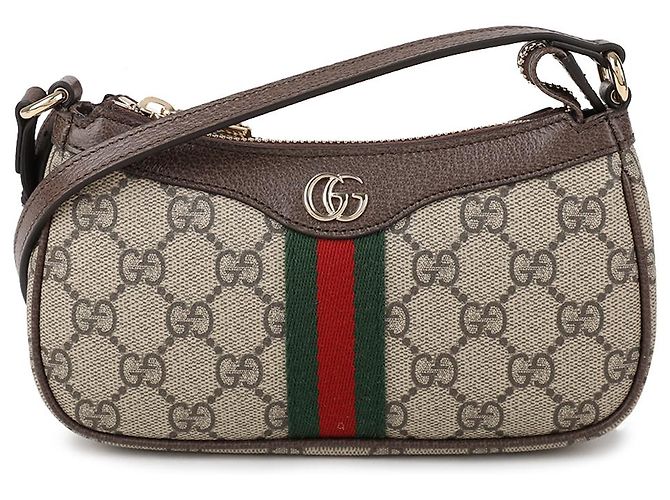 Gucci Ophidia Mini Schultertasche Braun - Ansicht 3