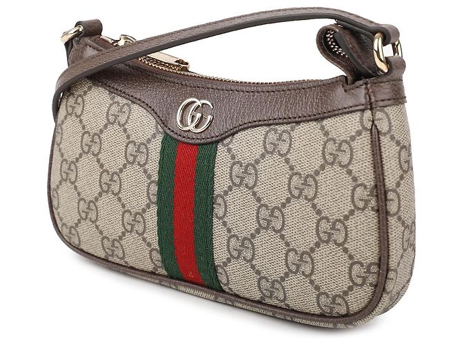 Gucci Ophidia Mini Schultertasche Braun - Ansicht 4