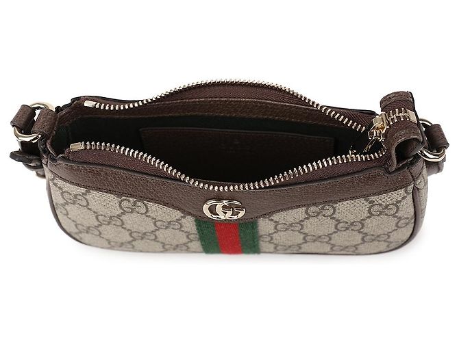 Gucci Ophidia Mini Schultertasche Braun - Ansicht 7