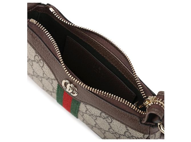 Gucci Ophidia Mini Schultertasche Braun - Ansicht 8