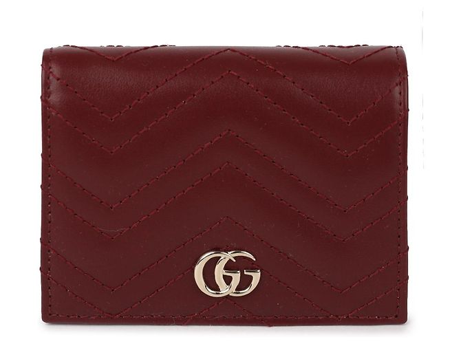 Gucci Piccola Wallet GG Marmont Marrone - vista 3