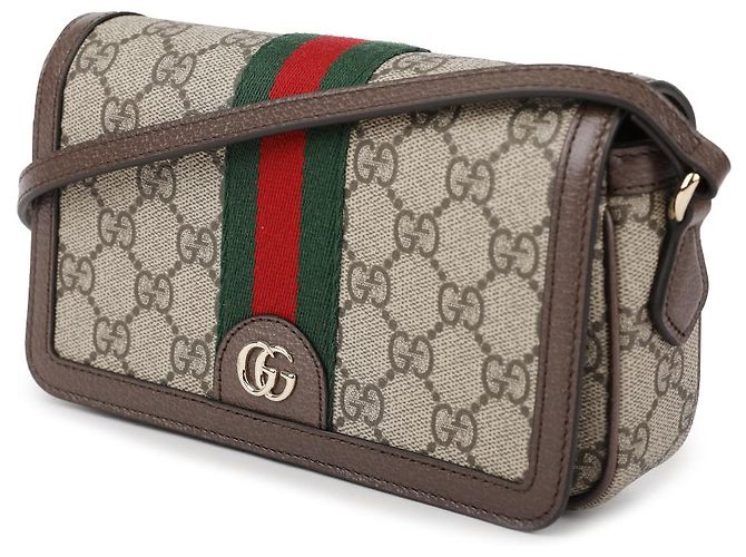 Gucci Ophidia Mini Schultertasche Braun - Ansicht 4