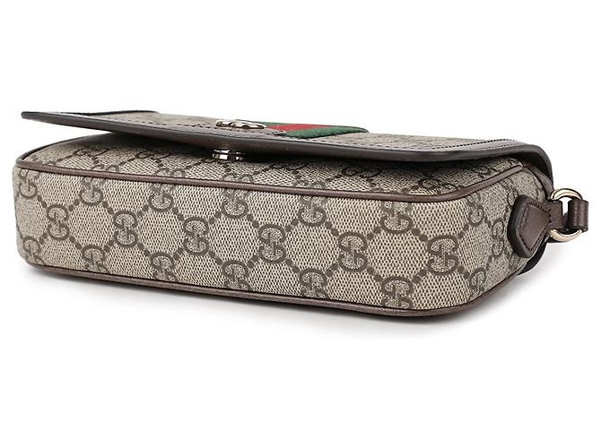 Gucci Ophidia Mini Schultertasche Braun - Ansicht 6
