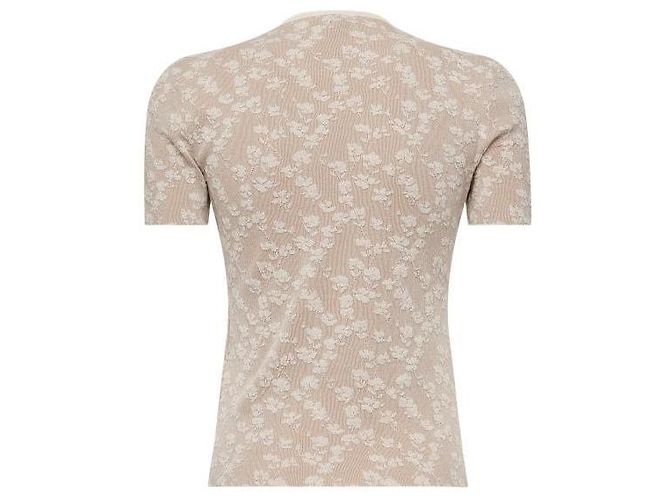 Fendi Jacquard Viskose T-Shirt ATPW Braun - Ansicht 9