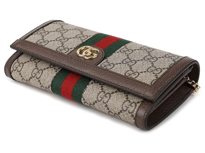 Gucci Ophidia Chain Wallet Braun - Ansicht 6