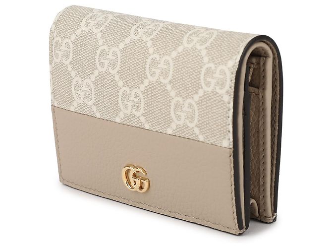 Gucci Bicolor Small Wallet Brown - view 4