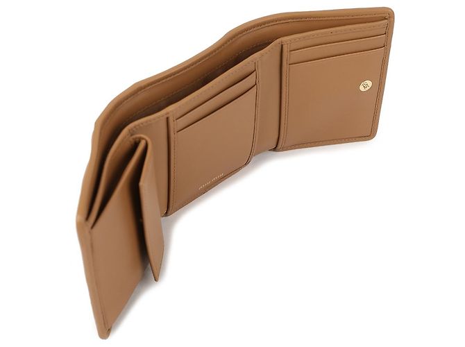 Miu Miu Pequeña cartera de cuero napa acolchado Castaño - vista 8