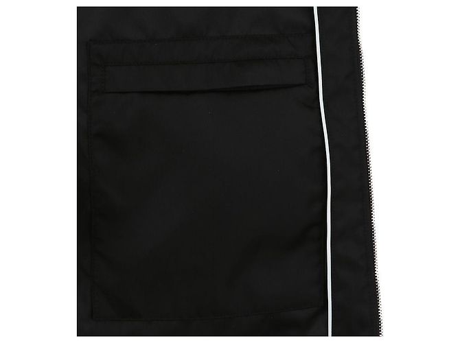 Prada Nylon-Bomberjacke Schwarz - Ansicht 10
