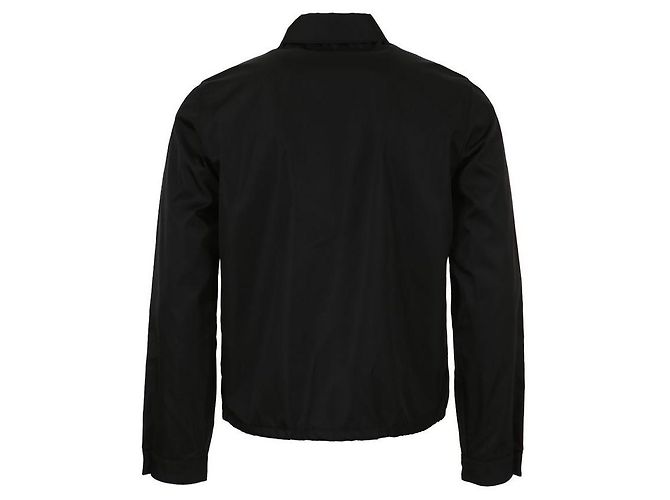 Prada Nylon-Bomberjacke Schwarz - Ansicht 6