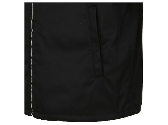 Prada Nylon-Bomberjacke Schwarz - Ansicht 8