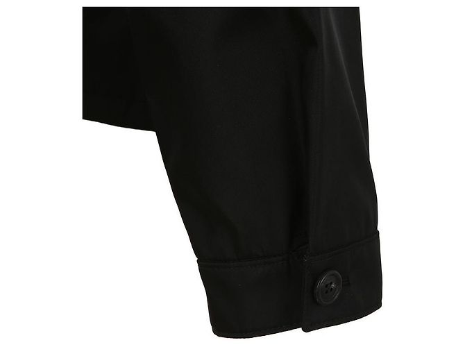 Prada Nylon-Bomberjacke Schwarz - Ansicht 9