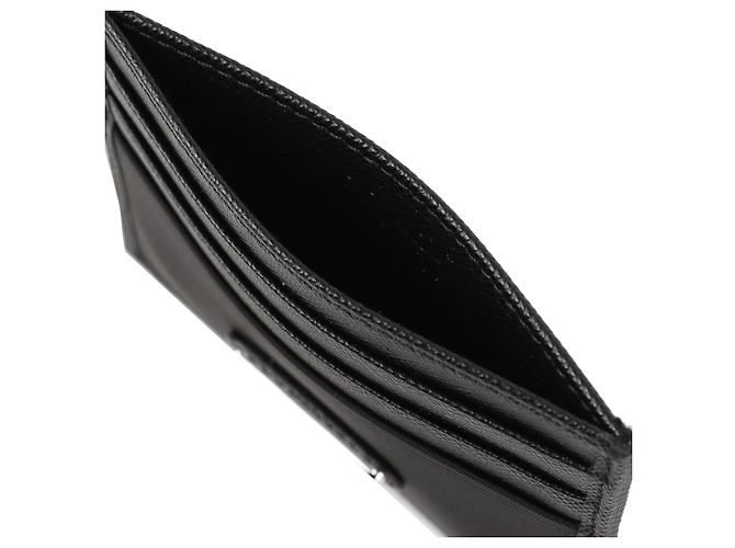 Prada Saffiano Leather Card Holder Black - view 8