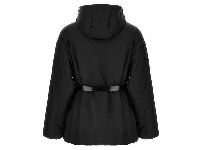 Prada Chaqueta Blouson de Re-Nylon Negro - vista 6