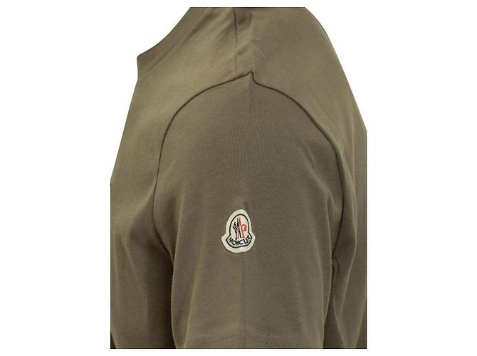 Moncler T-shirt in cotone con monogramma - vista 6