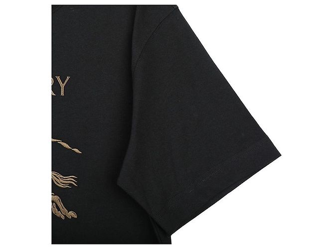 Burberry Baumwoll-T-Shirt Schwarz - Ansicht 6