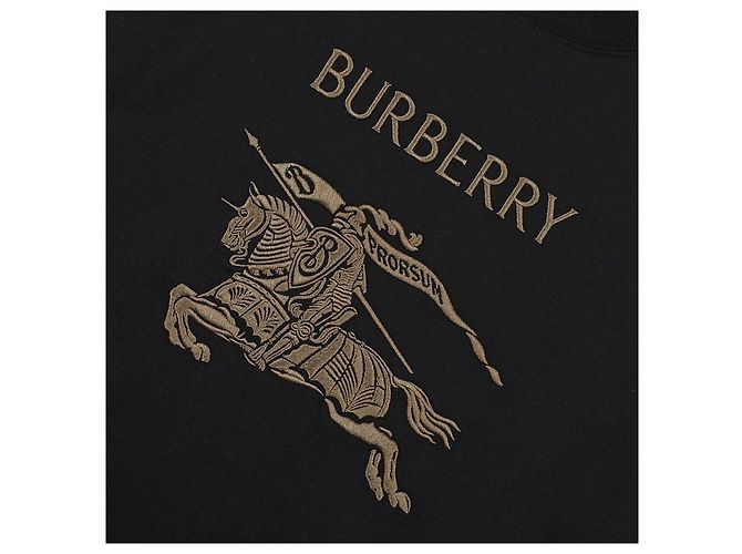 Burberry Baumwoll-T-Shirt Schwarz - Ansicht 8