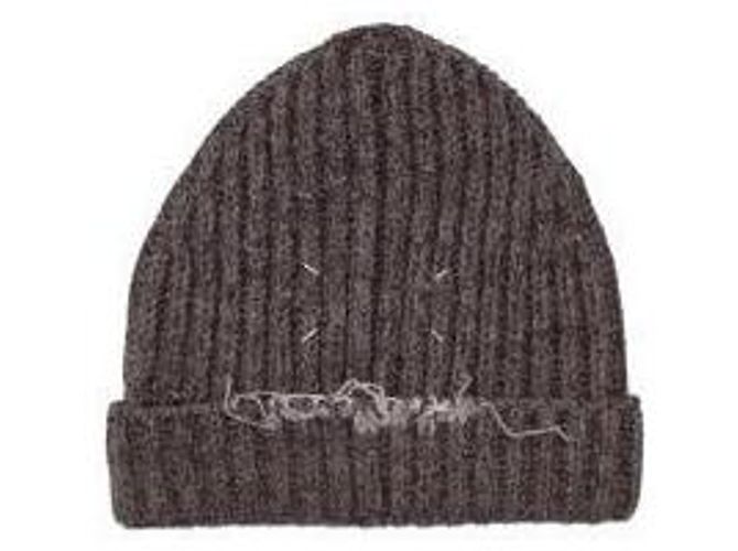 Maison Martin Margiela Wool Blend Beanie Brown - view 4