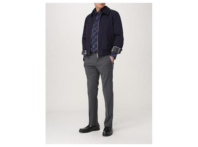 Burberry Camicia a quadri in cotone Blu - vista 5