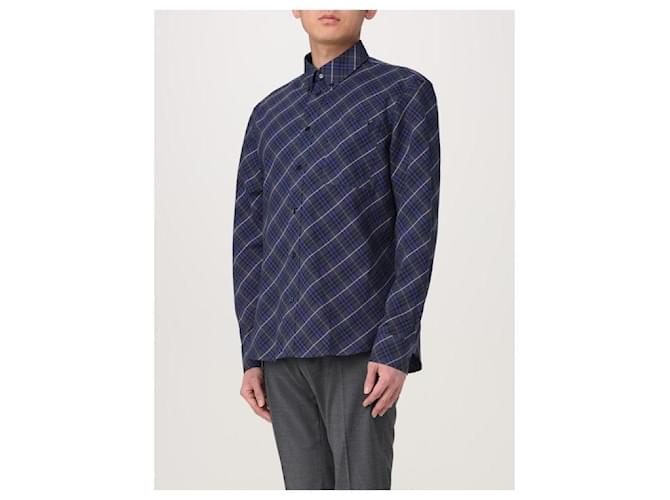 Burberry Camicia a quadri in cotone Blu - vista 7