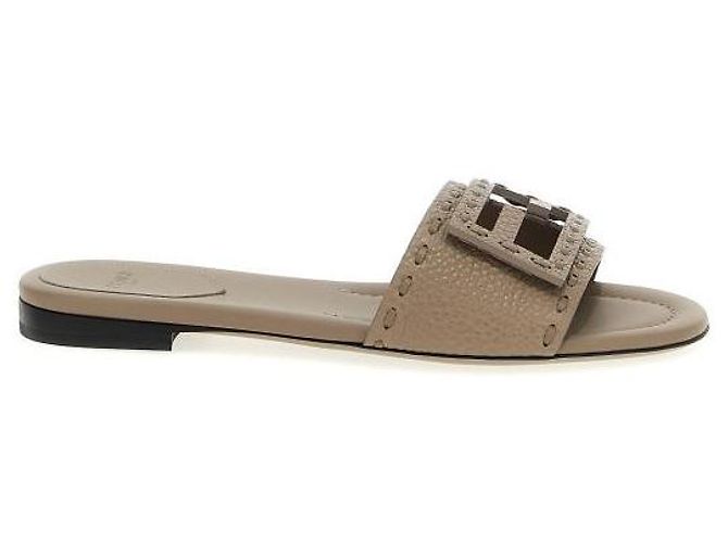 Fendi Sandali in pelle Marrone - vista 4