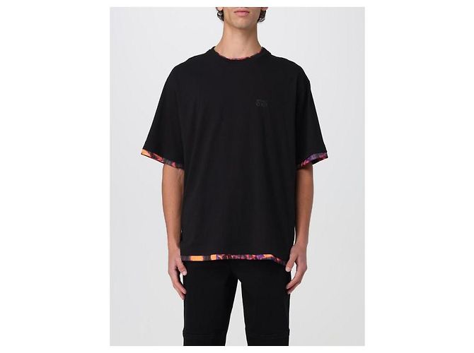 Versace Schicht-T-Shirt aus Baumwolle Schwarz - Ansicht 4