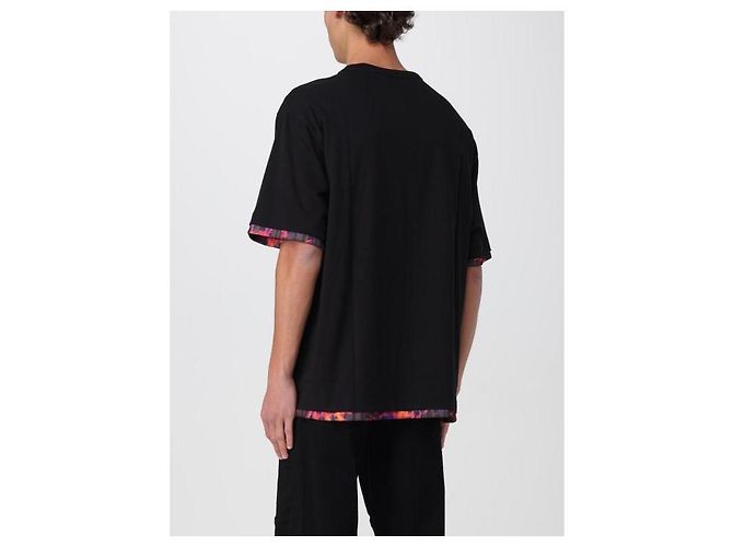 Versace Schicht-T-Shirt aus Baumwolle Schwarz - Ansicht 5