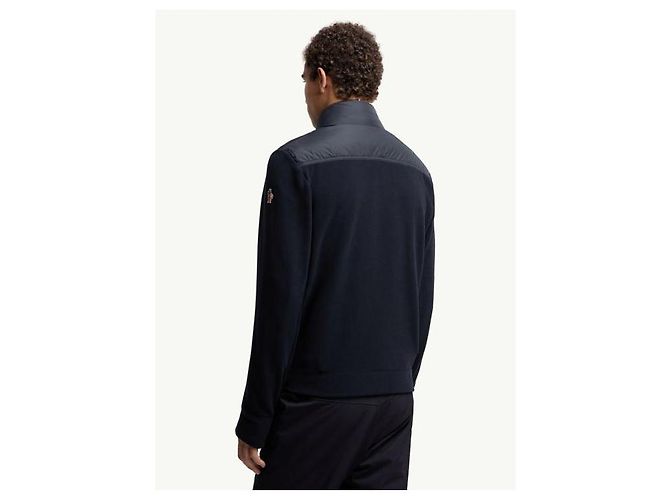 Moncler Gepolsterte Zip-Cardigan Grenoble Blau - Ansicht 7