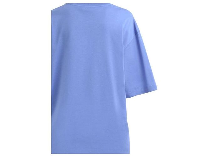 Marni Camiseta de jersey de algodón con estampado de logo Azul - vista 6