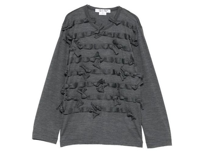 Comme Des Garcons T-Shirt aus gekämmter Wolle RP - Ansicht 4
