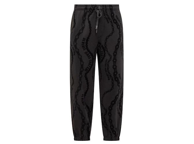 Versace Calças Jogger com Estampa de Corrente - vista 4