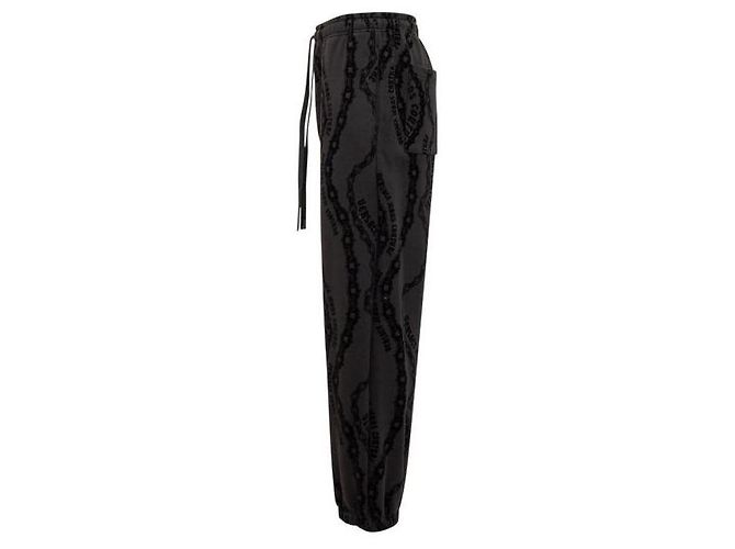 Versace Calças Jogger com Estampa de Corrente - vista 6