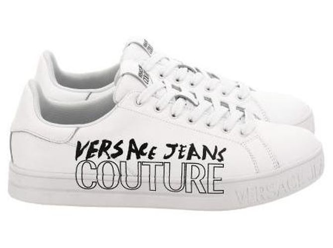 Versace Sneakers Couture Bianco - vista 6