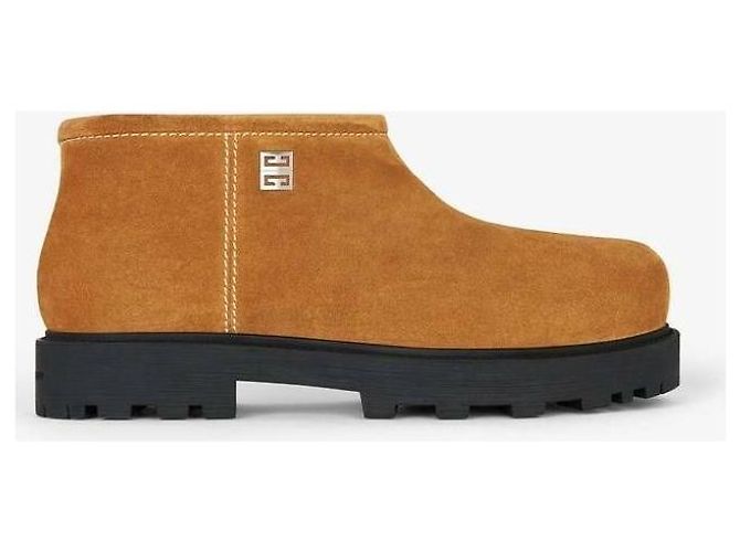 Givenchy Stivaletti in suede Storm Marrone - vista 4