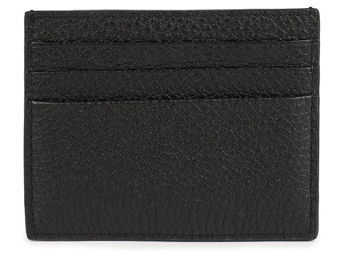 Prada Leather Card Wallet Black - view 5