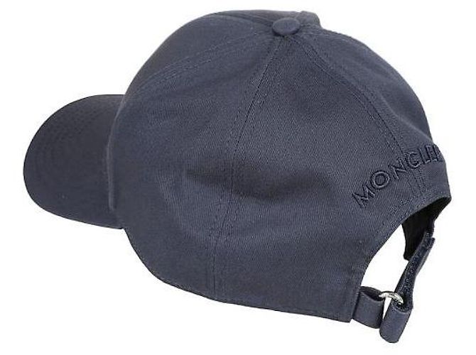 Moncler Gabardine-Baseballmütze Blau - Ansicht 5